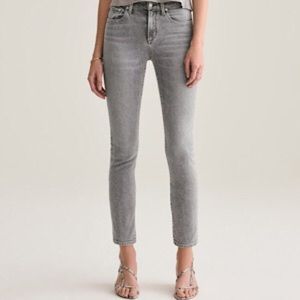“NEW” AGOLDE Toni Mid Rise Straight Jeans